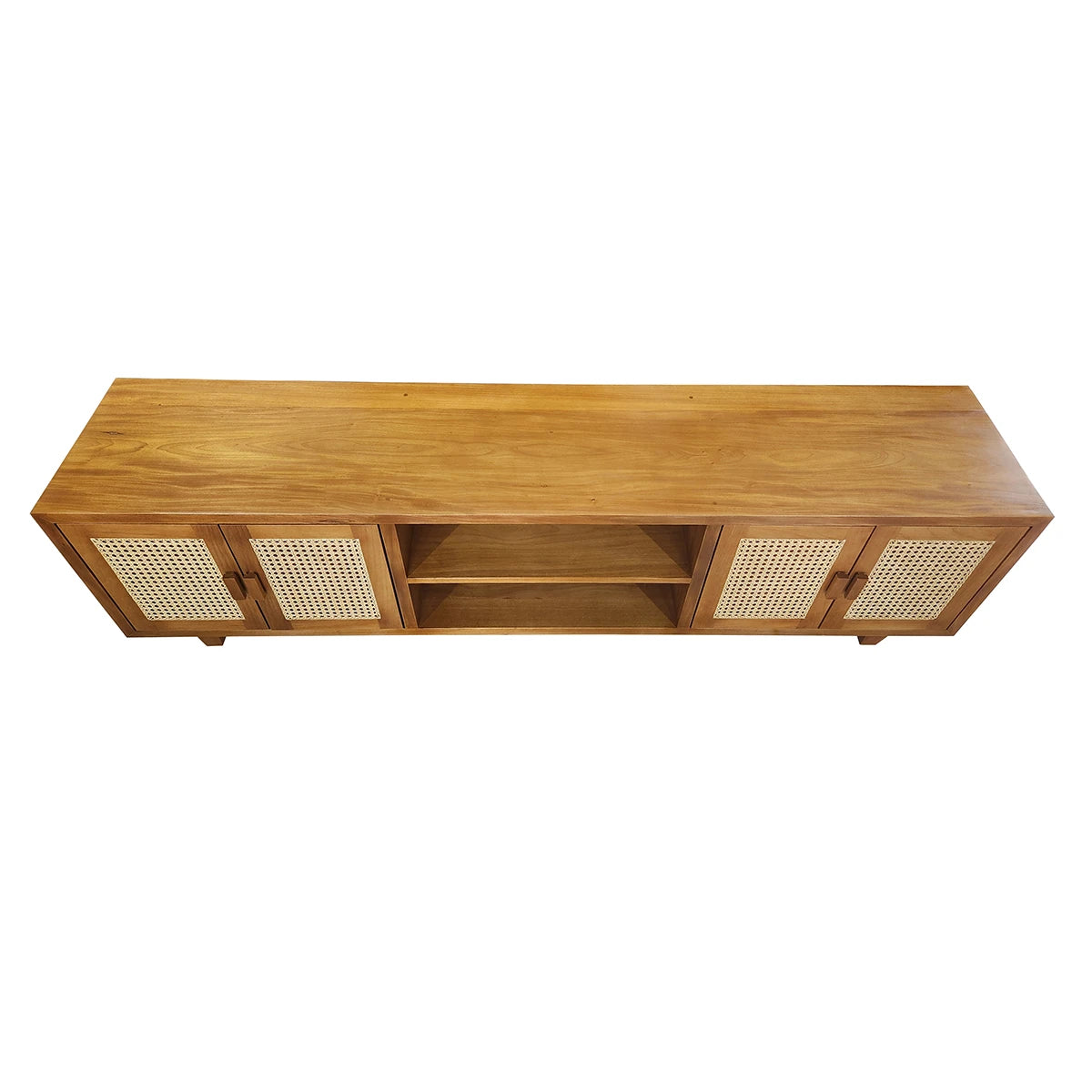 Rack De Madeira Maciça Gávea Com Palhinha Indiana Natural