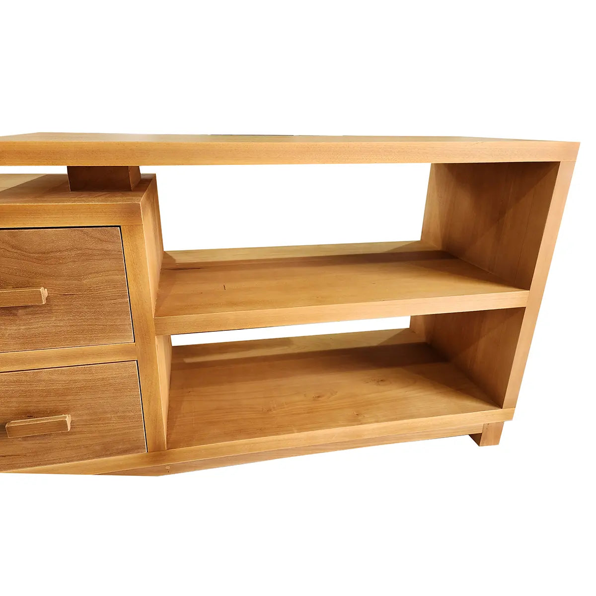 Rack Madeira Maciça Demolição Curvelo 4 Gavetas e Nichos