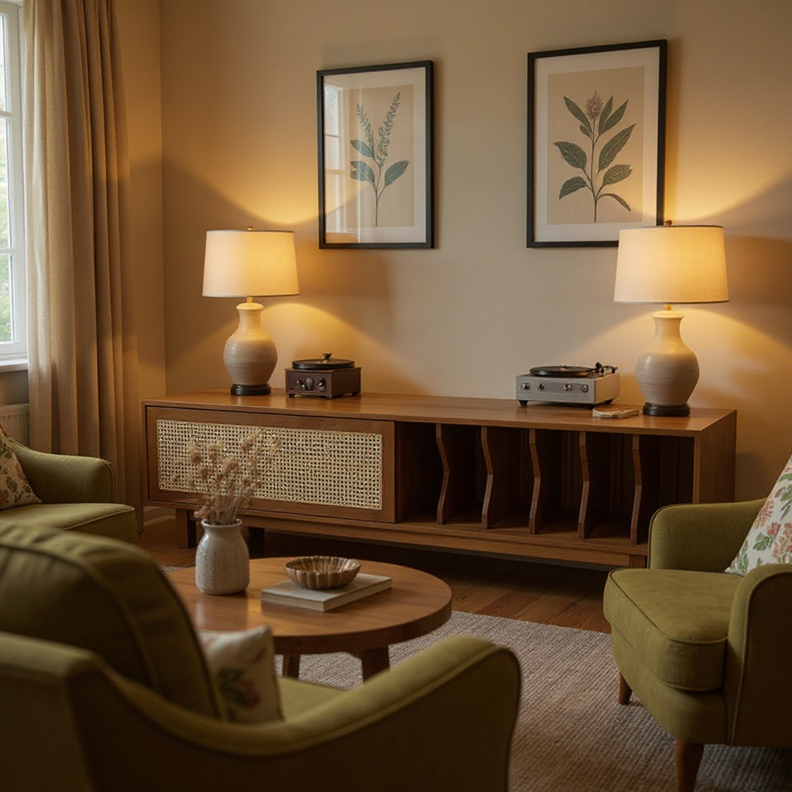 Rack Madeira Maciça com porta correr Palhinha Bossa Nova