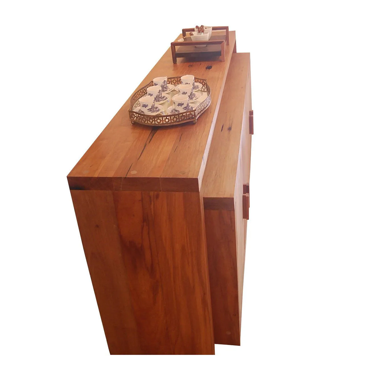 Rack de Madeira Maciça Demolição Jequitibá
