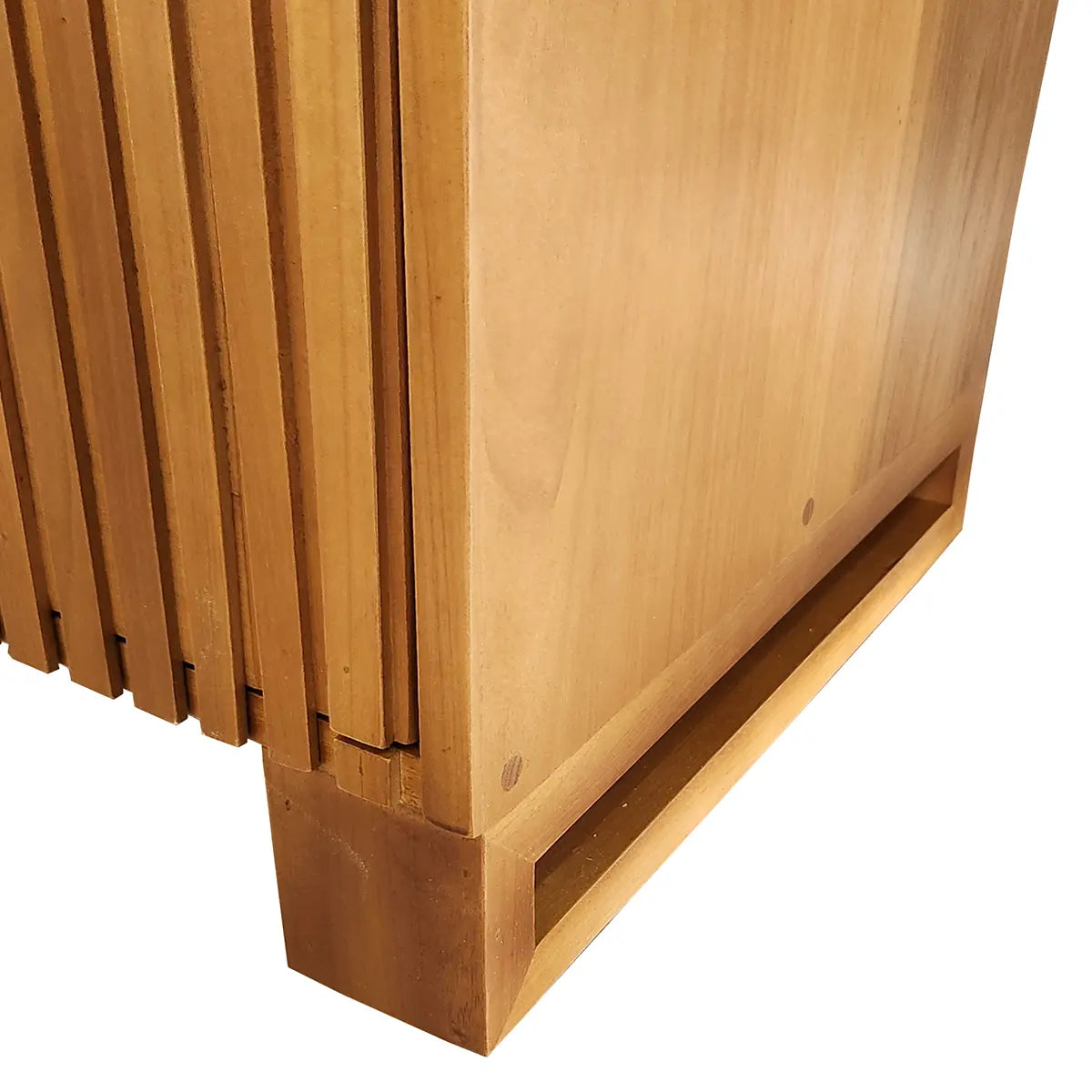 Rack De Madeira Maciça Ibirapuera Com 02 Armários E Gavetas Centrais