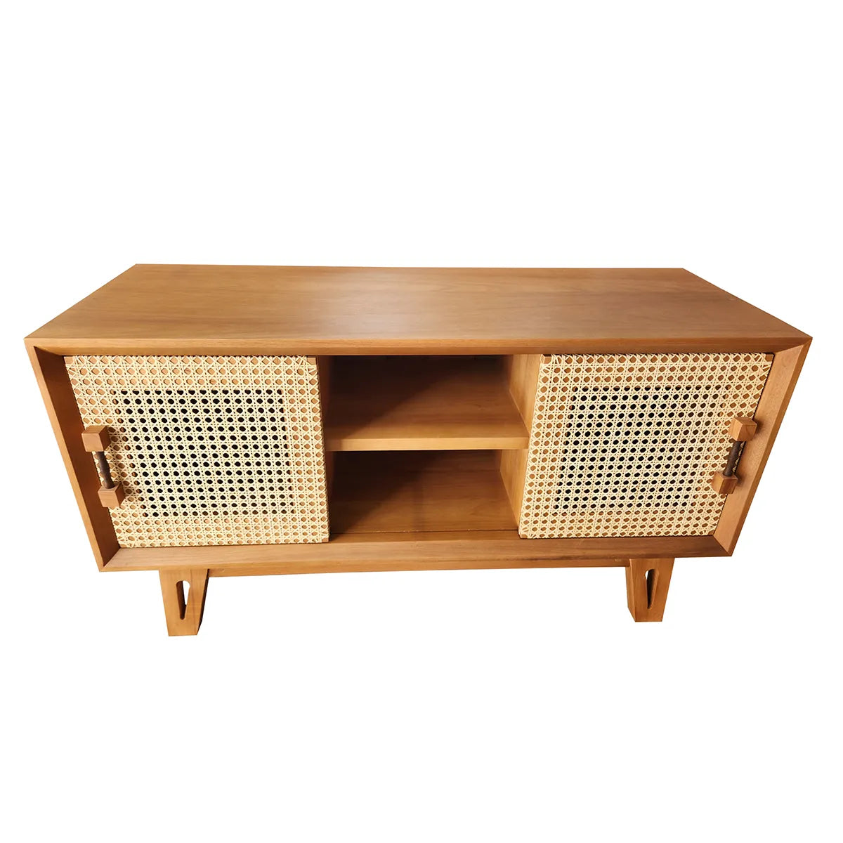 Rack de Madeira Maciça Demolição Perdizes com Palhinha Indiana - 1,20m