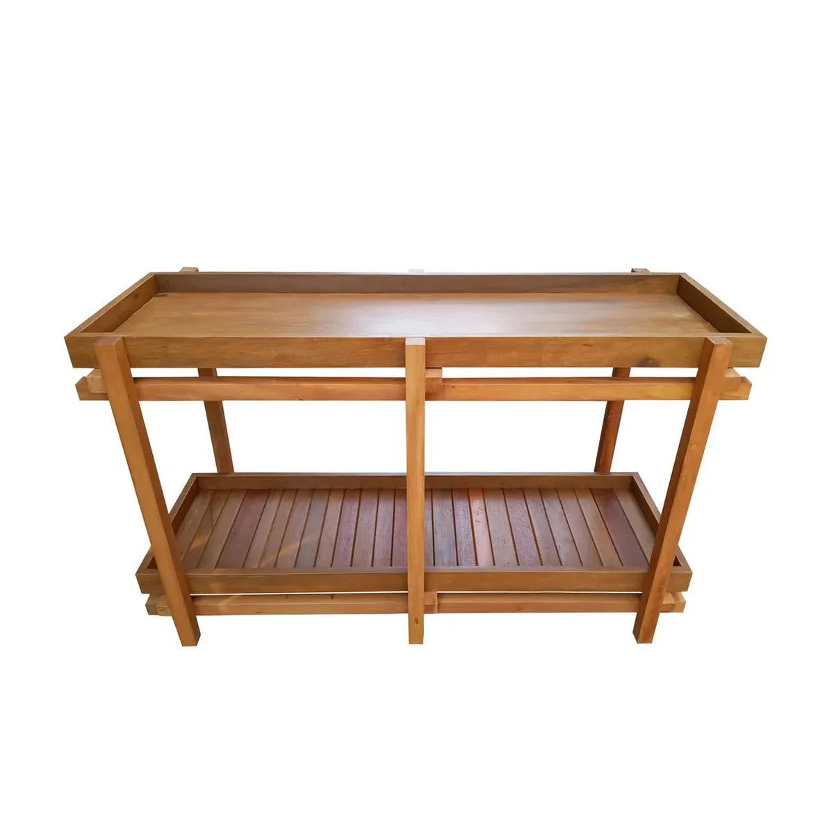 Aparador De Madeira Maciça Demolição Camboriú Com Uma Prateleira Baixa - Marcenaria Bicho do Mato