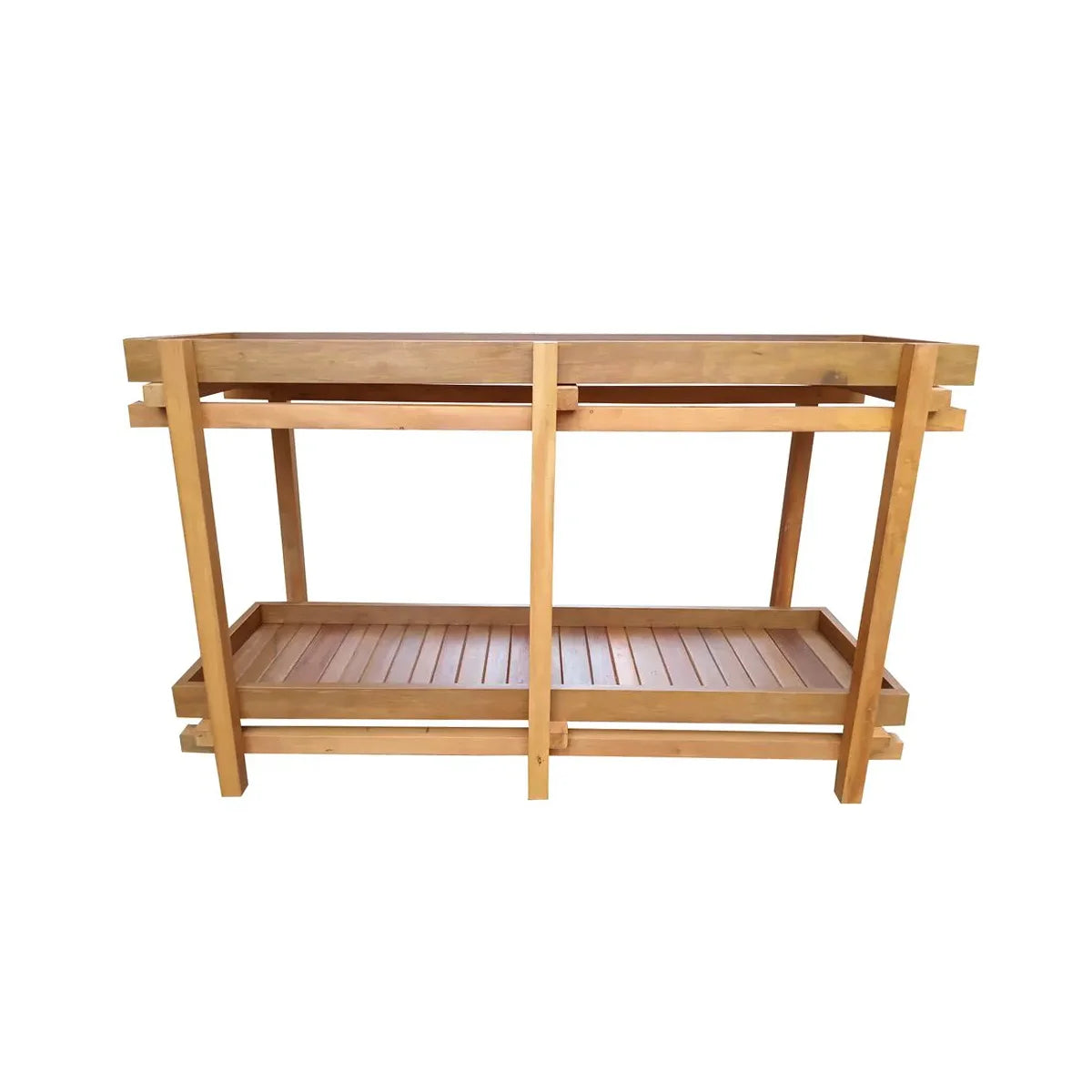 Aparador De Madeira Maciça Demolição Camboriú Com Uma Prateleira Baixa - Marcenaria Bicho do Mato