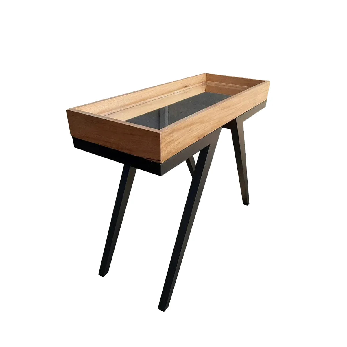 Aparador de Madeira Maciça Demolição Serro Com Fundo Espelhado - Marcenaria Bicho do Mato