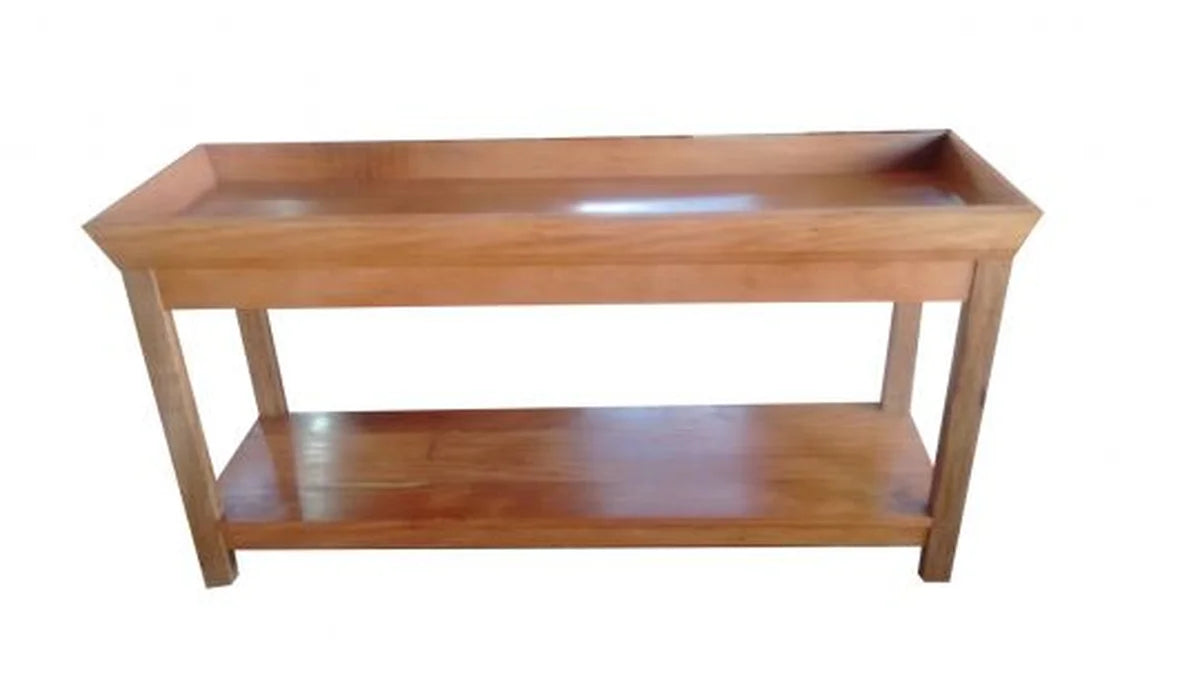 Aparador De Madeira Maciça Demolição Araxá Com Bandeja Fixa