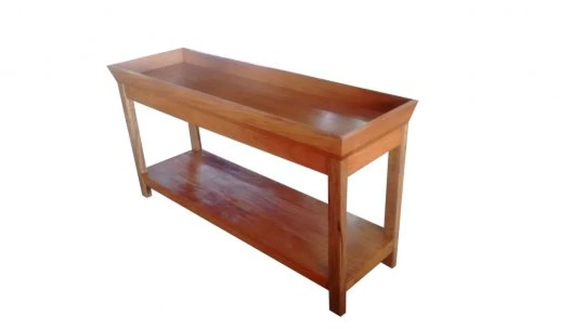 Aparador De Madeira Maciça Demolição Araxá Com Bandeja Fixa