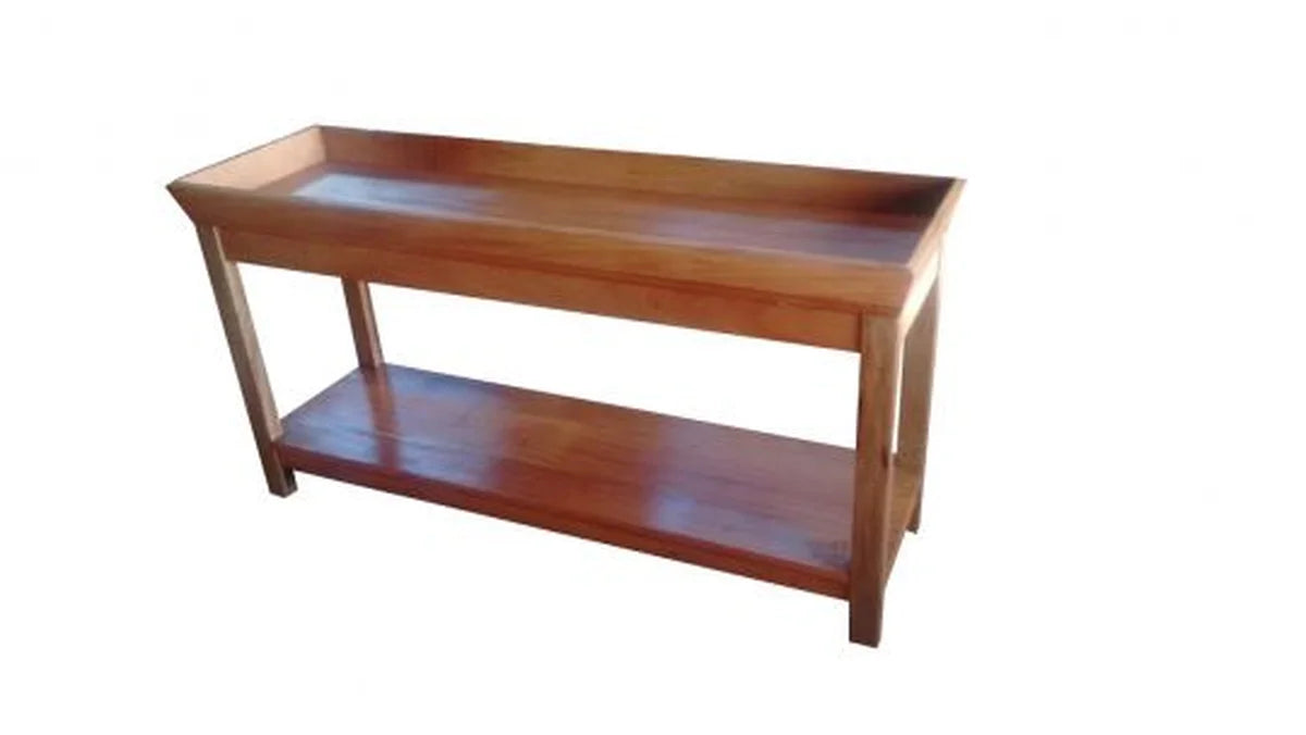 Aparador De Madeira Maciça Demolição Araxá Com Bandeja Fixa