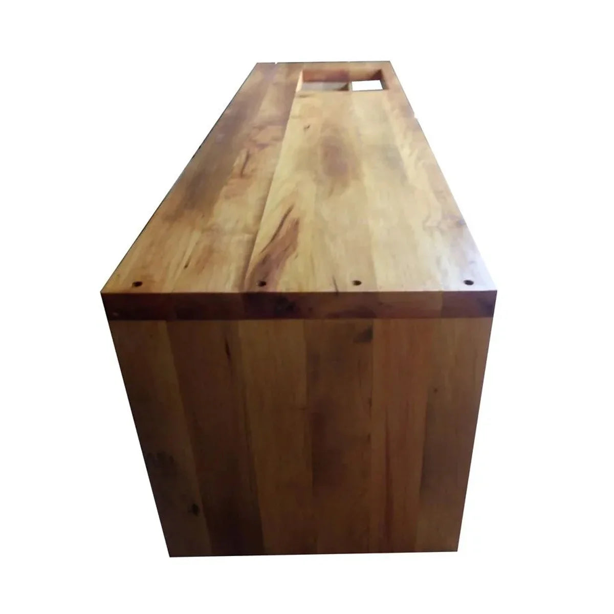 Bancada Gourmet De Madeira Maciça Demolição Paraty Com Nichos Variados - Marcenaria Bicho do Mato