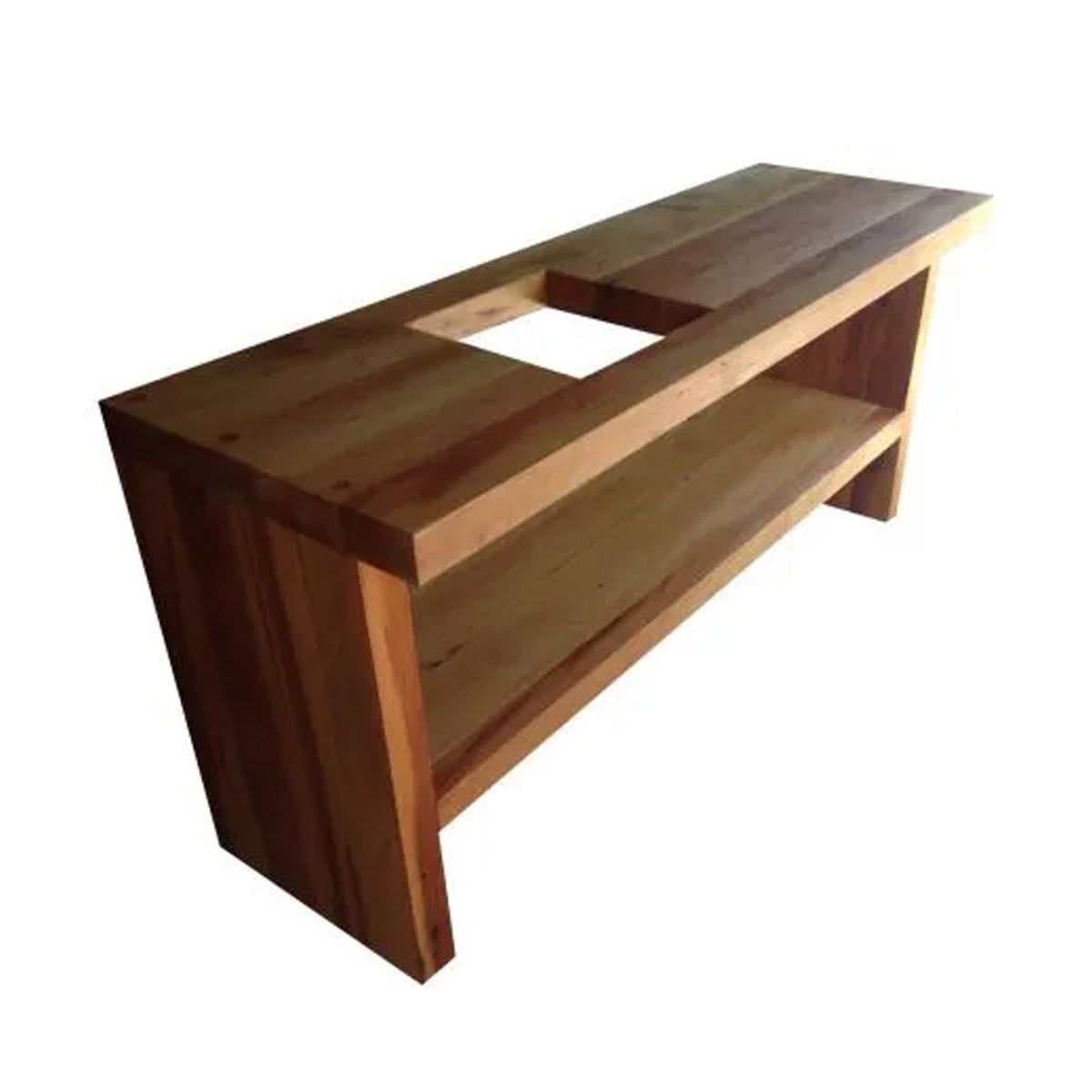 Bancada Gourmet De Madeira Maciça Demolição Itaipava