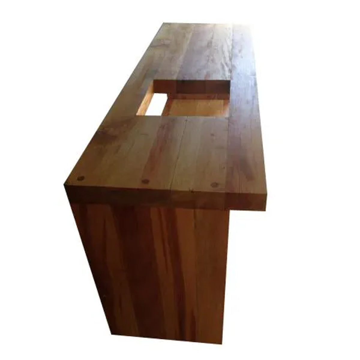 Bancada Gourmet De Madeira Maciça Demolição Itaipava