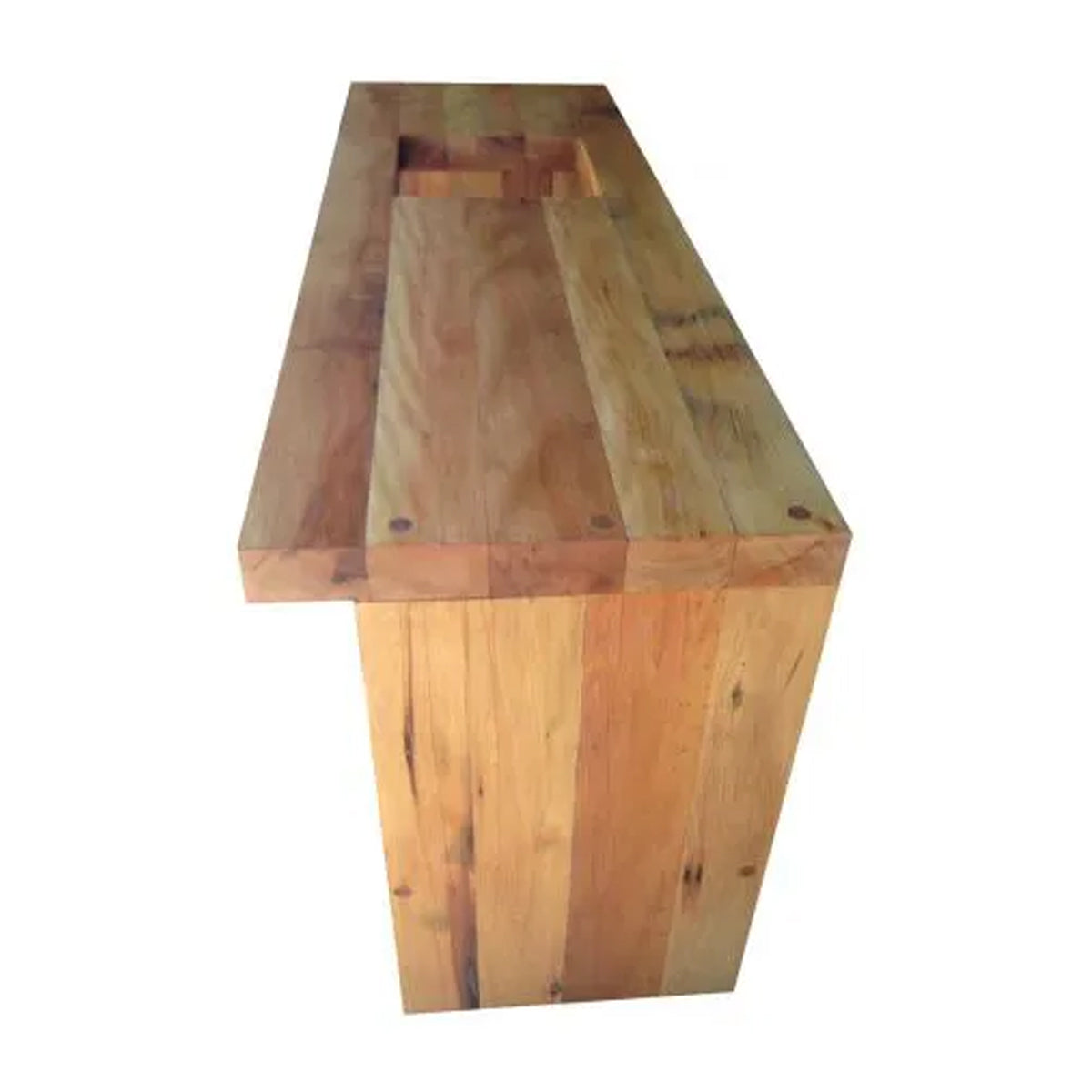 Bancada Gourmet De Madeira Maciça Demolição Itaipava