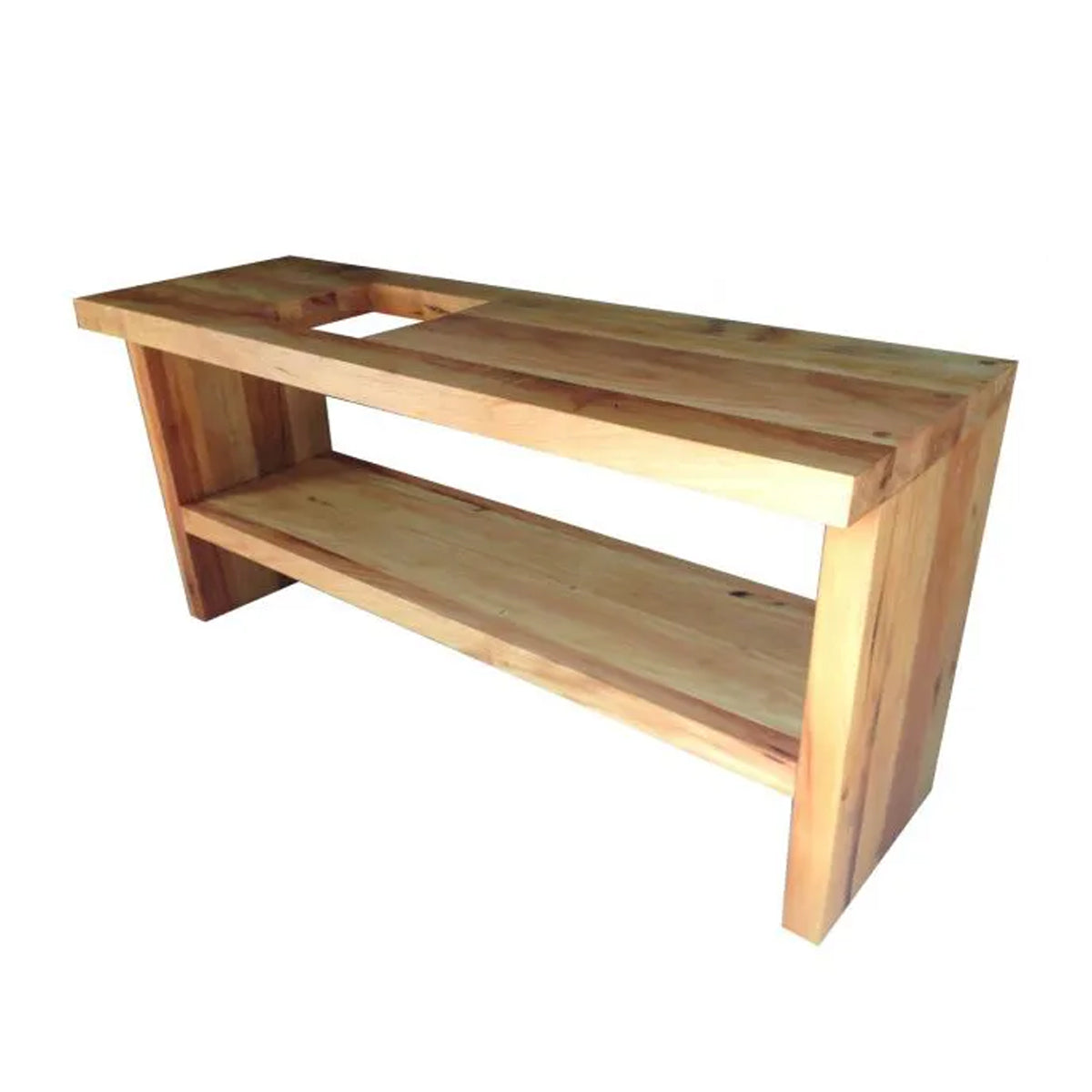 Bancada Gourmet De Madeira Maciça Demolição Itaipava