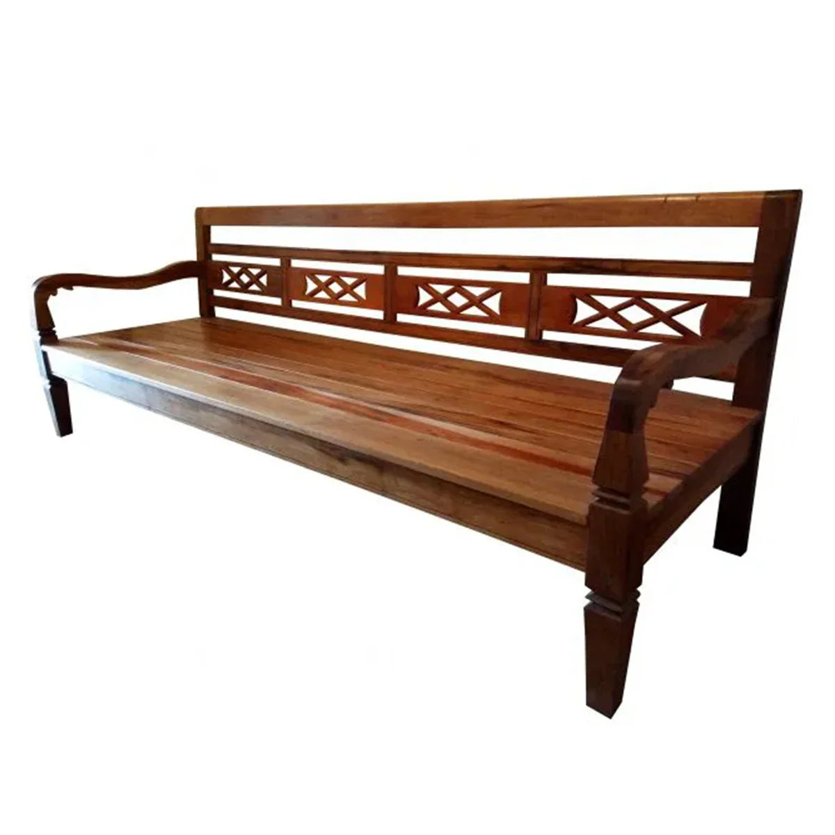 Banco De Madeira Maciça Demolição Arpoador - Marcenaria Bicho do Mato