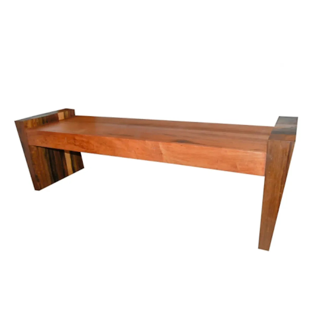 Banco De Madeira Maciça Demolição Trancoso Com futon - Marcenaria Bicho do Mato