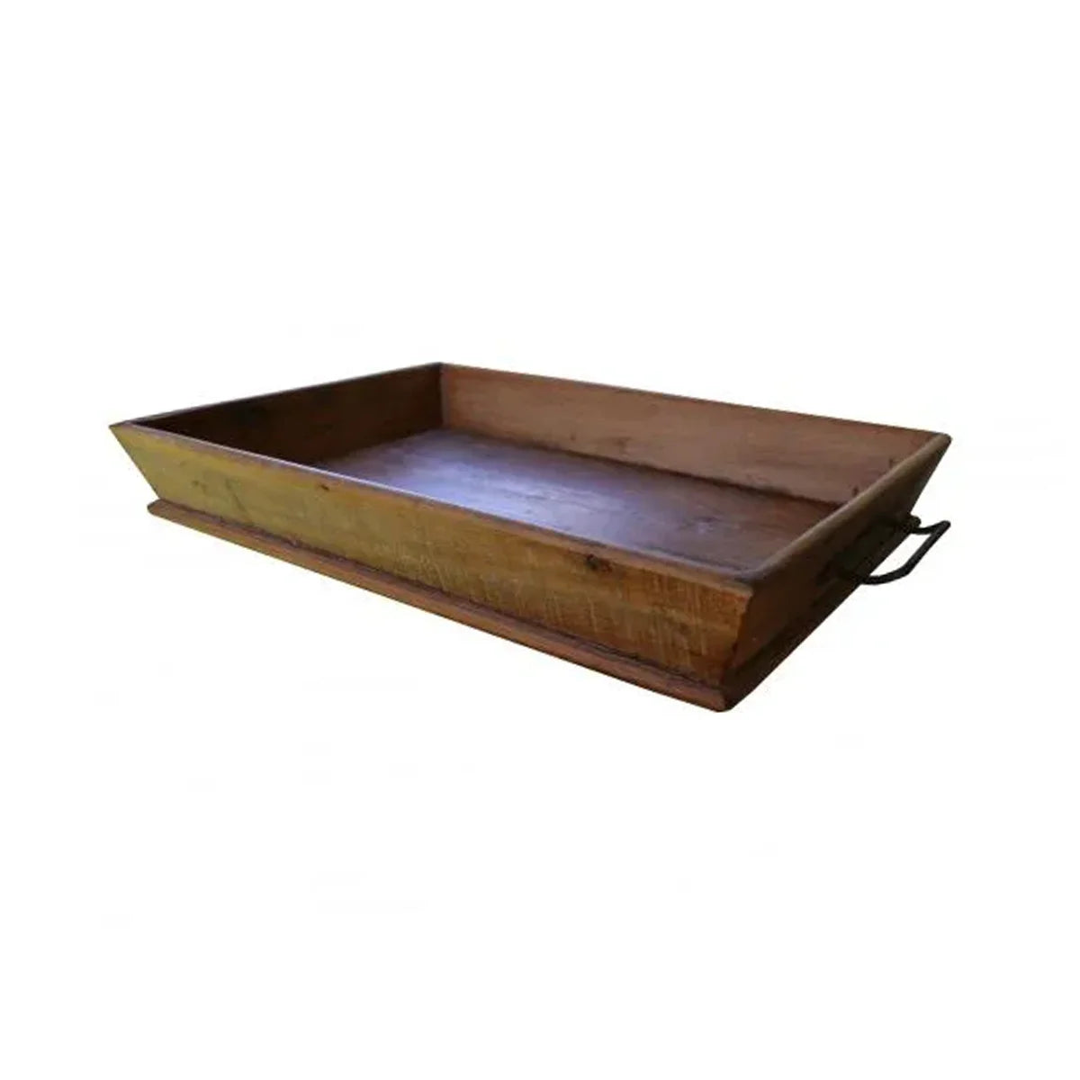 Bandeja De Madeira Maciça Demolição Mineira Com Acabamento Rústico