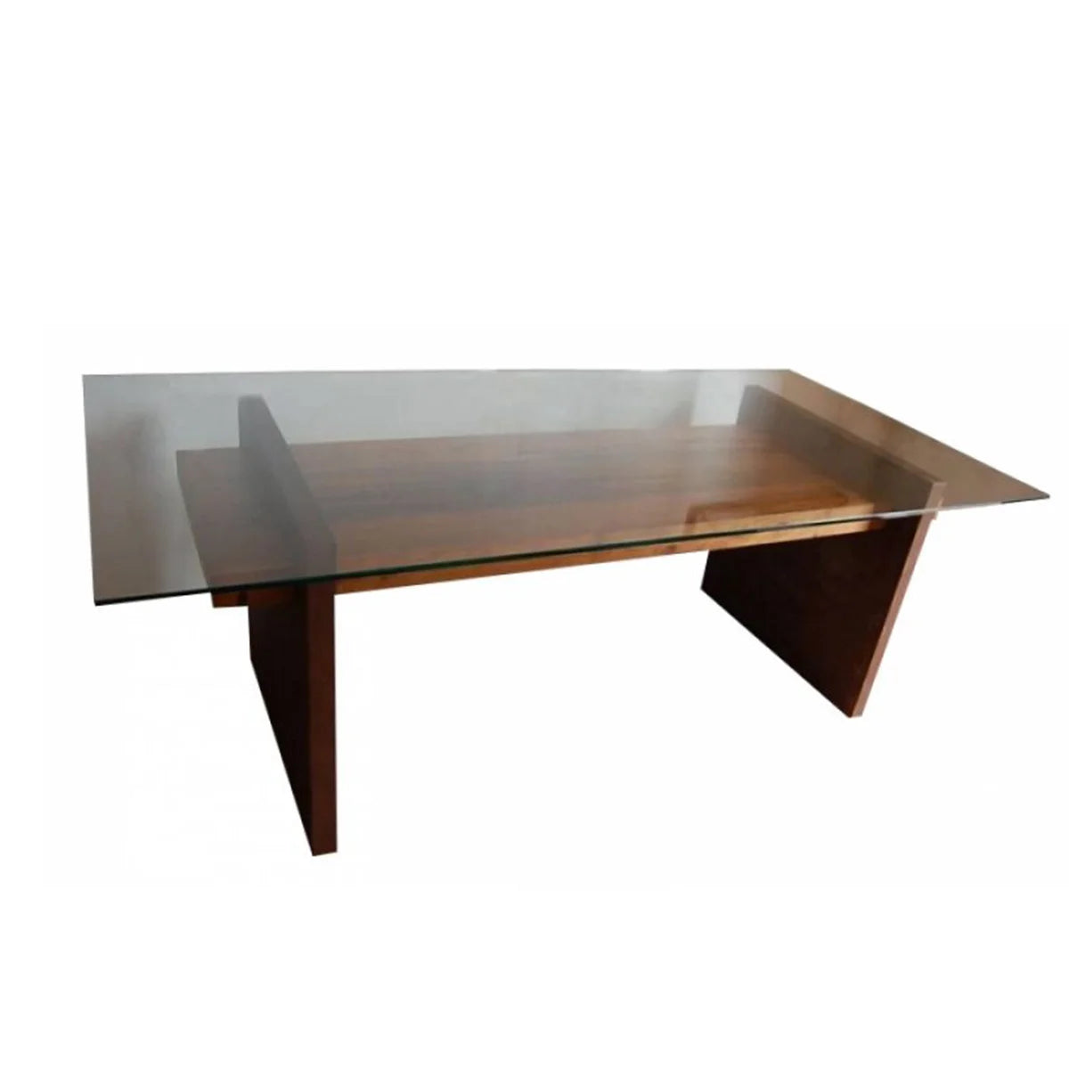 Base De Mesa de Jantar Retangular De Madeira Maciça Demolição Londrina - Marcenaria Bicho do Mato