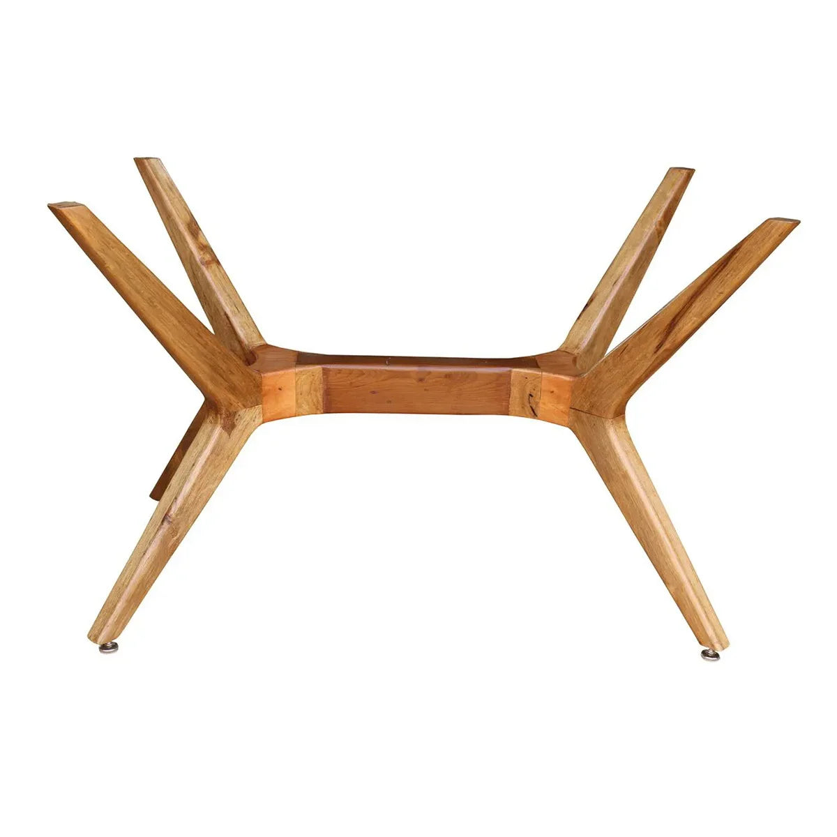 Base De Mesa de Jantar De Madeira Maciça Demolição Retangular Praia do Forte - Marcenaria Bicho do Mato