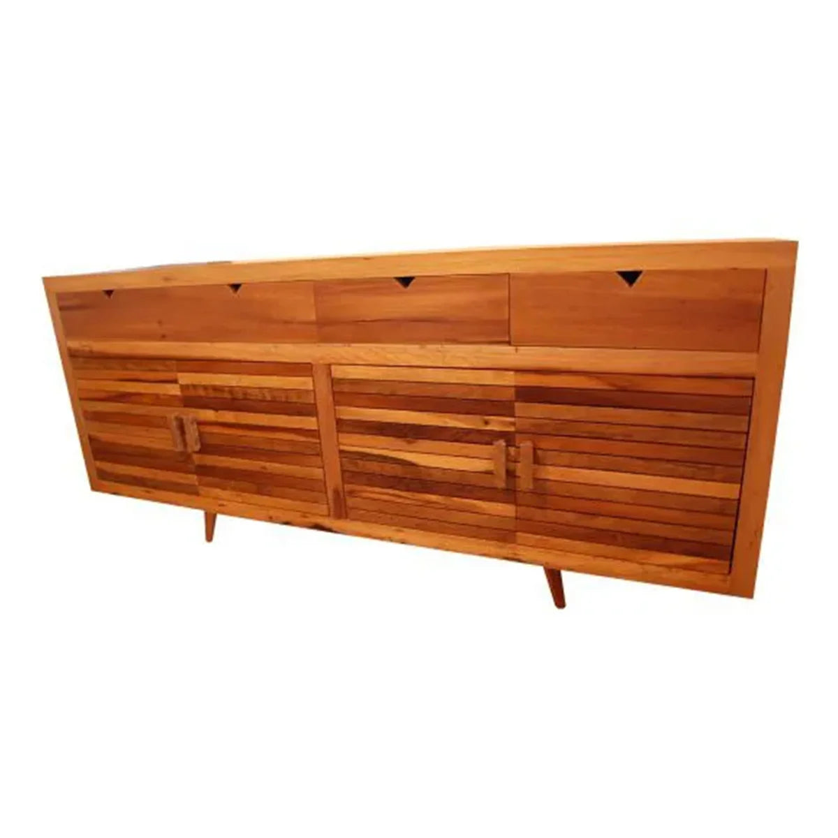 Buffet De Demolição Modelo Diamantina - 4 Portas e 04 Gavetas - Em Madeira Selecionada