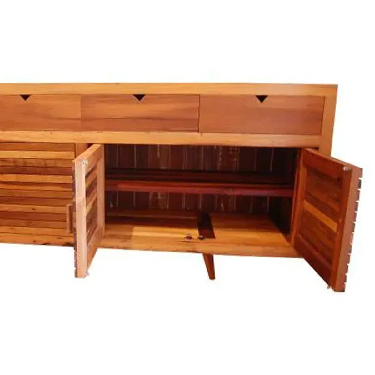 Buffet De Demolição Modelo Diamantina - 4 Portas e 04 Gavetas - Em Madeira Selecionada