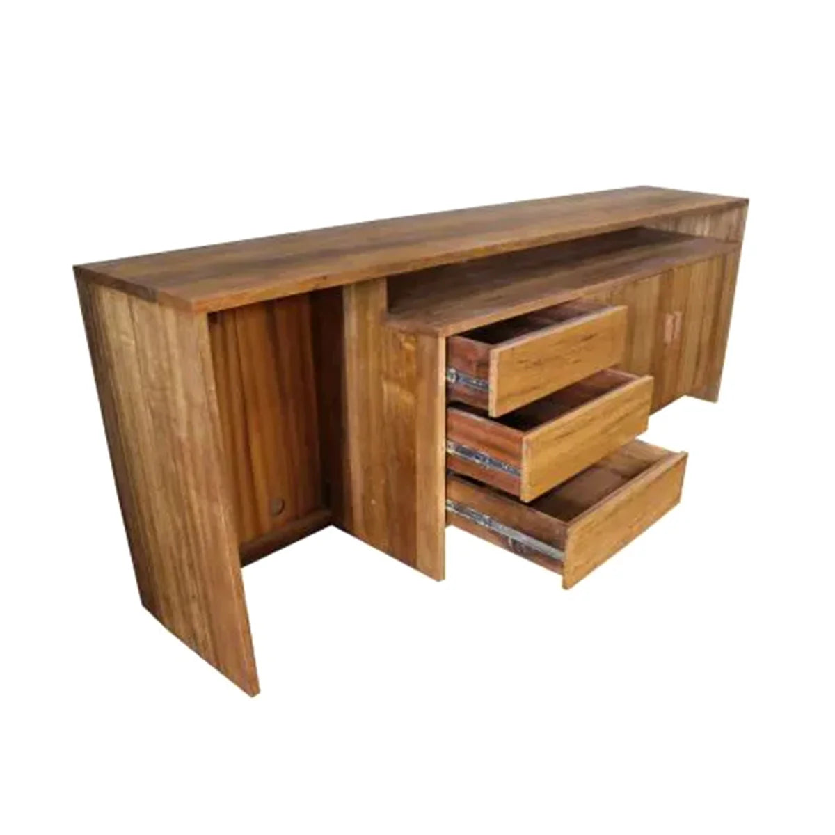 Buffet / Rack De Madeira Maciça Demolição Ouro Branco - Marcenaria Bicho do Mato