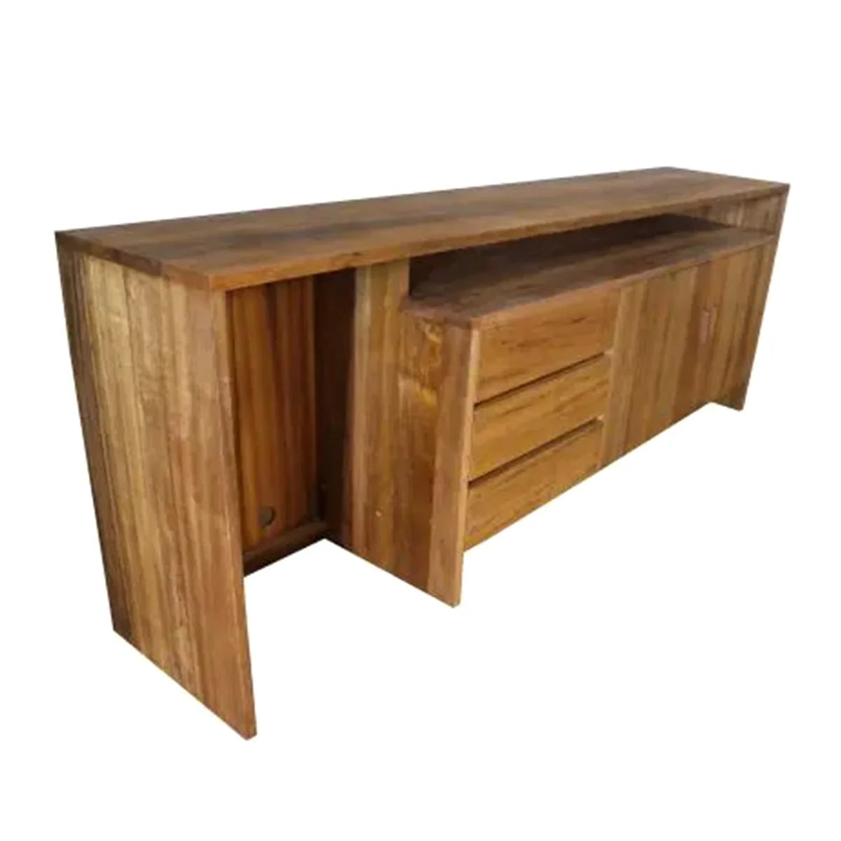 Buffet / Rack De Madeira Maciça Demolição Ouro Branco - Marcenaria Bicho do Mato