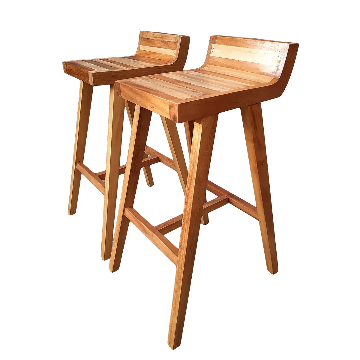 Conjunto De Banquetas Altas Para Bar Demolição Caneta - 02 Unidades