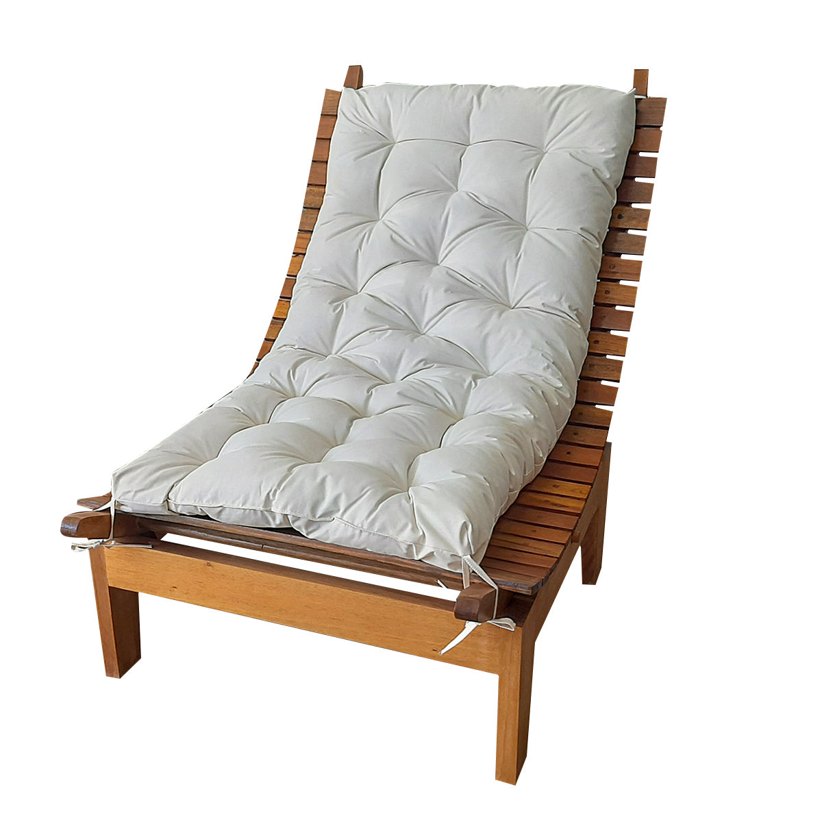 Espreguiçadeira De Madeira Maciça Demolição Rio Com Futon