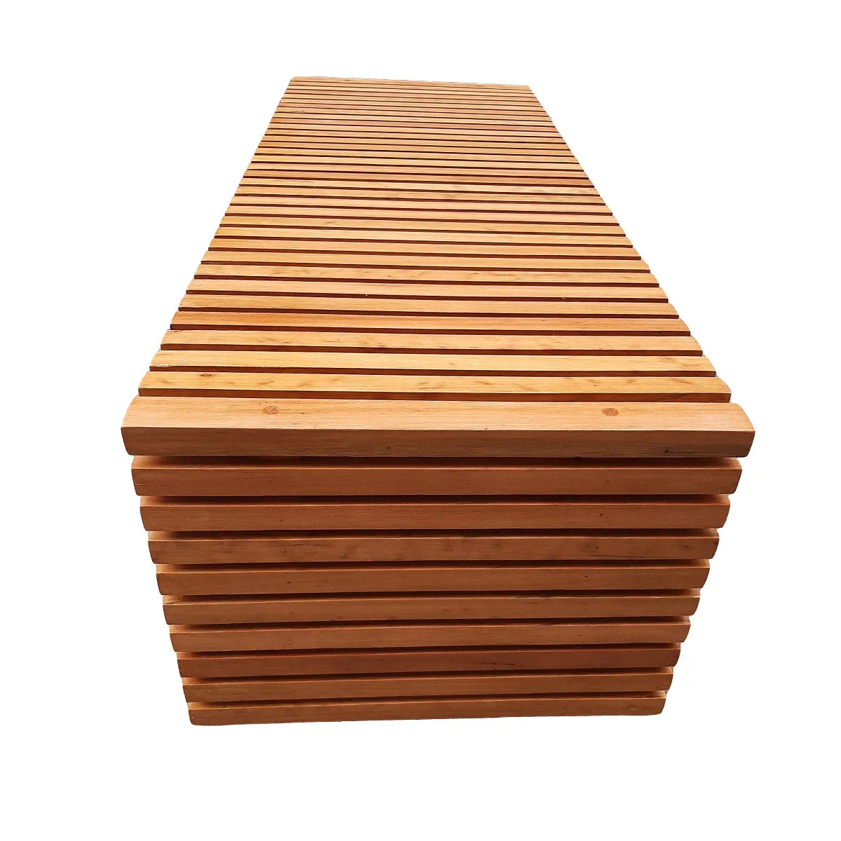 Mesa de Centro de Madeira Maciça Demolição Maragogi - Marcenaria Bicho do Mato