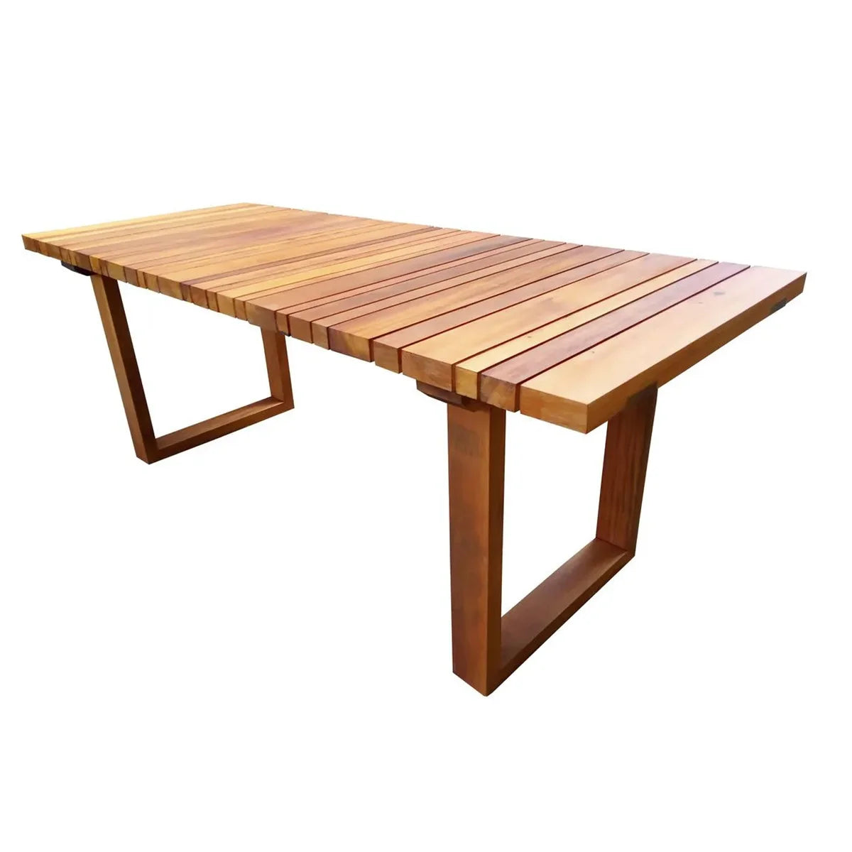 Mesa de Jantar Retangular De Madeira Maciça Demolição Geribá - Marcenaria Bicho do Mato