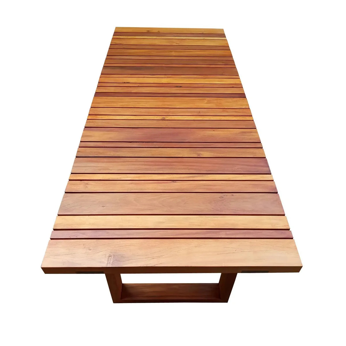 Mesa de Jantar Retangular De Madeira Maciça Demolição Geribá - Marcenaria Bicho do Mato