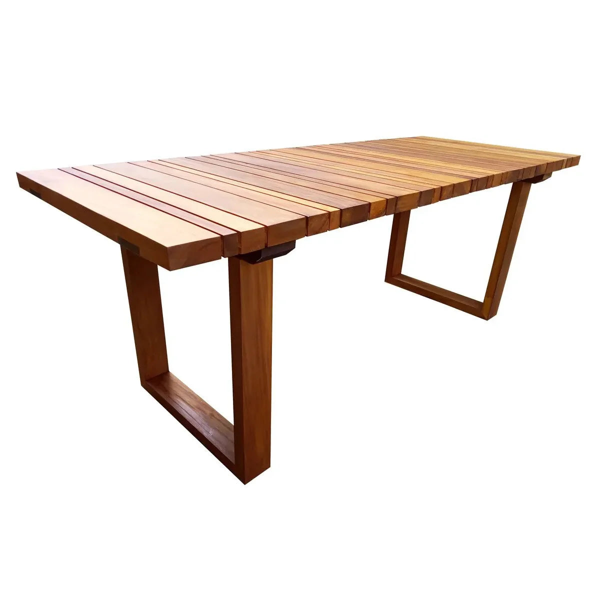 Mesa de Jantar Retangular De Madeira Maciça Demolição Geribá - Marcenaria Bicho do Mato