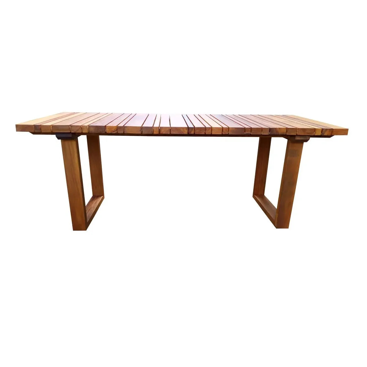 Mesa de Jantar Retangular De Madeira Maciça Demolição Geribá - Marcenaria Bicho do Mato