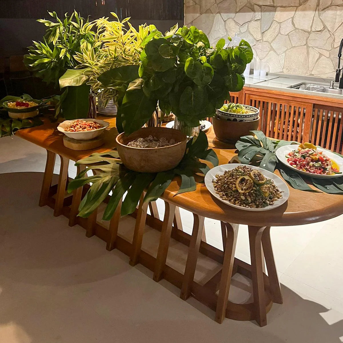 Mesa de Jantar Retangular De Madeira Maciça Demolição Jambo