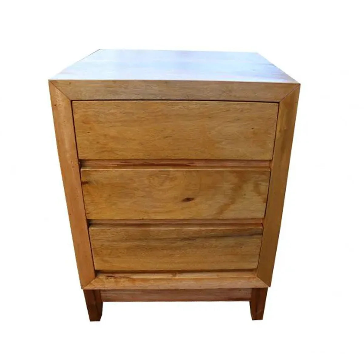 Mesa de Cabeceira de Demolição Modelo Rio Com 3 Gavetas