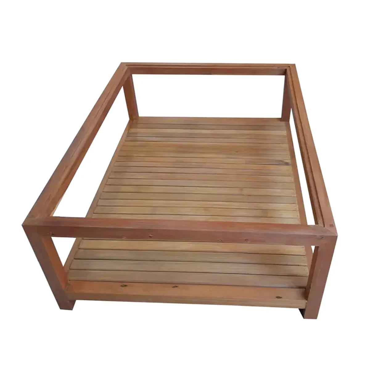 Mesa de Centro De Madeira Maciça Demolição Londrina - Marcenaria Bicho do Mato