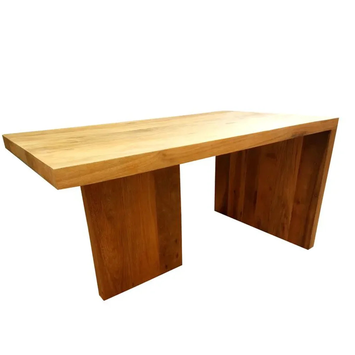 Mesa de Jantar De Madeira Maciça Demolição Retangular Marajó - Marcenaria Bicho do Mato