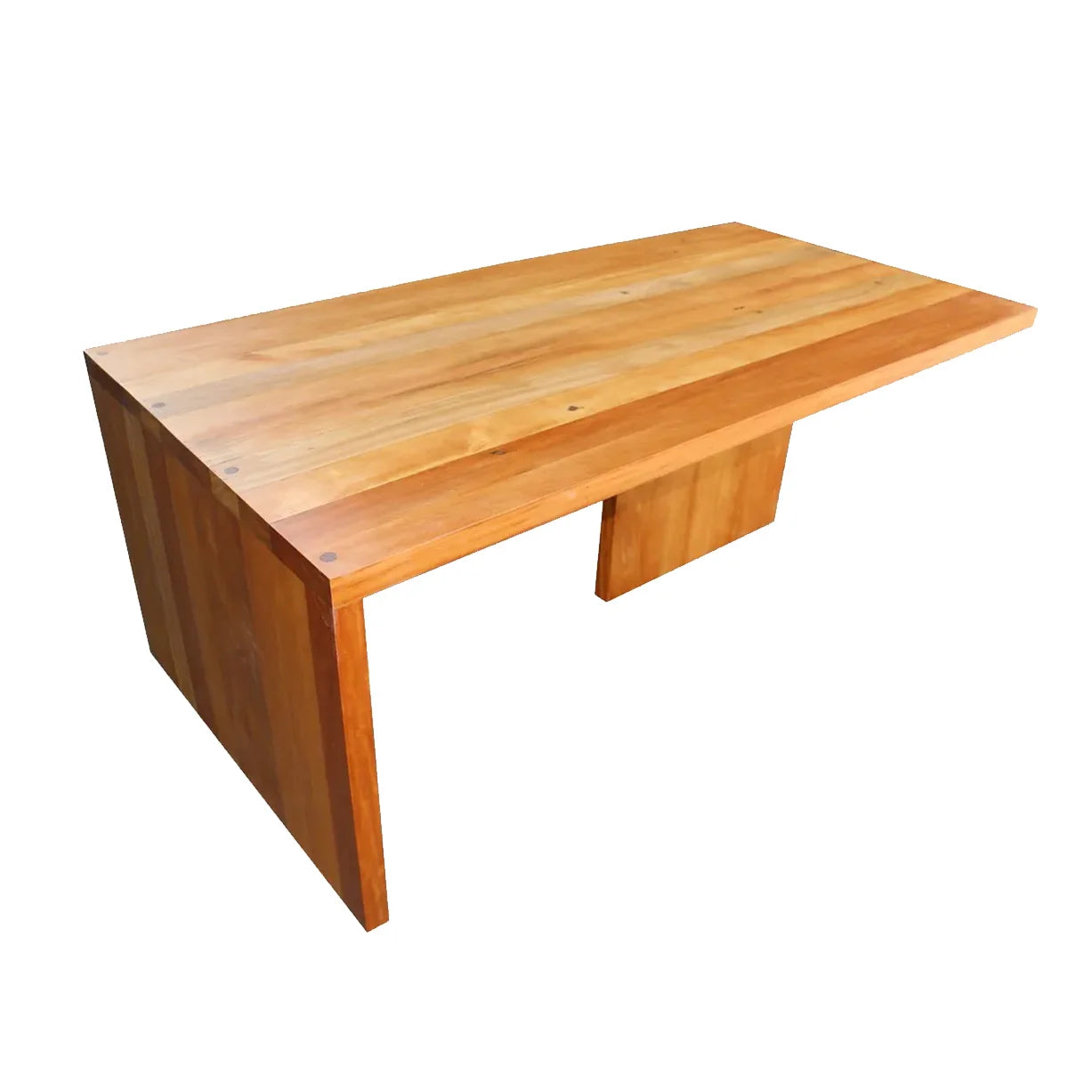 Mesa de Jantar De Madeira Maciça Demolição Retangular Marajó - Marcenaria Bicho do Mato