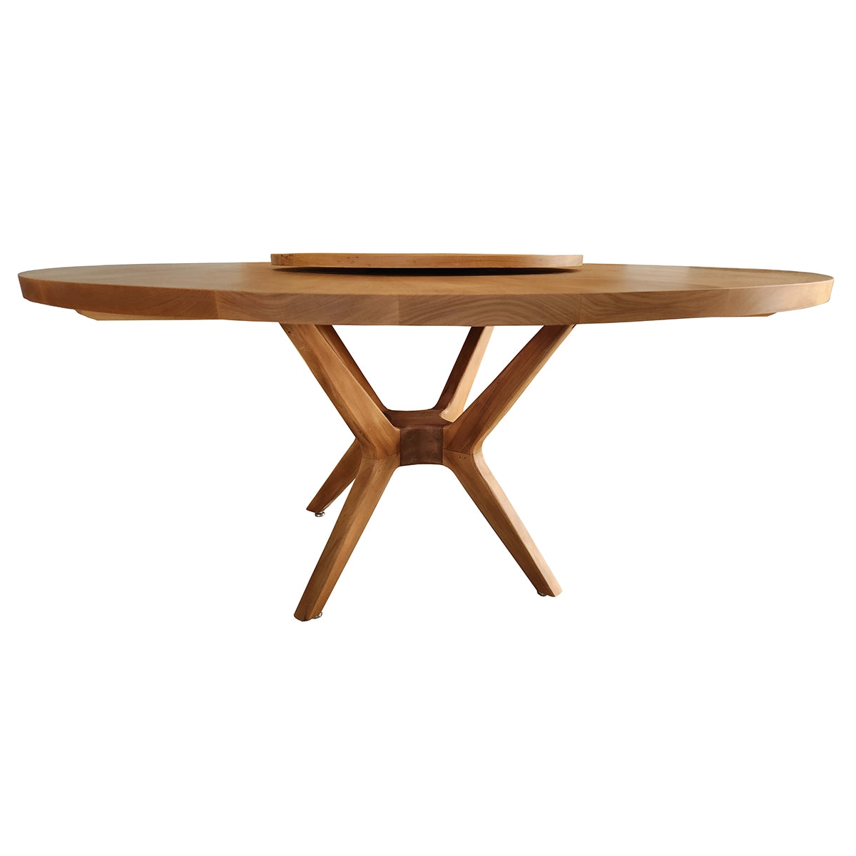 Conjunto Mesa De Jantar Maciça Praia Do Forte + 4 Cadeiras Ergonômicas
