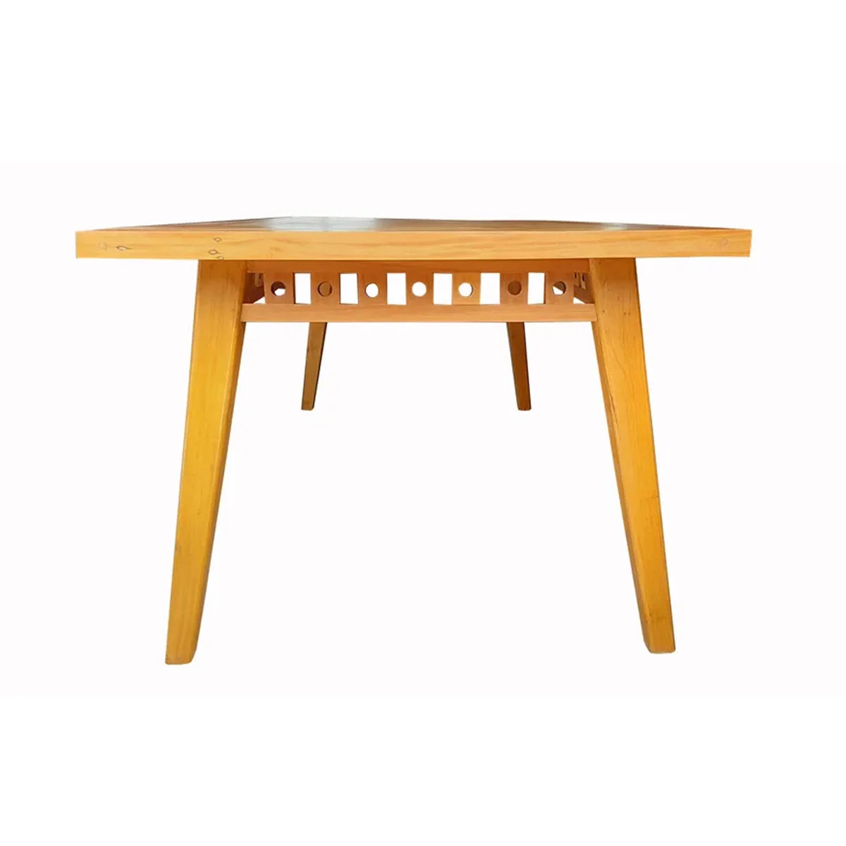 Mesa de Jantar Retangular de Madeira Maciça Demolição Ilhabela