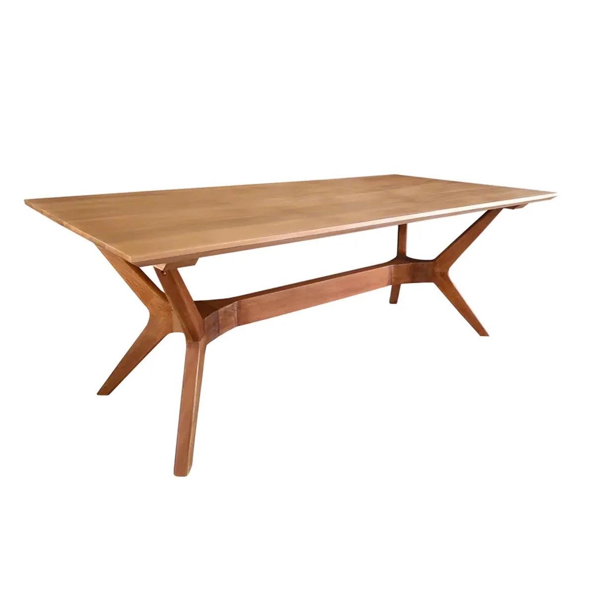 Mesa De Jantar Retangular De Madeira Maciça Demolição Praia do Forte - Marcenaria Bicho do Mato