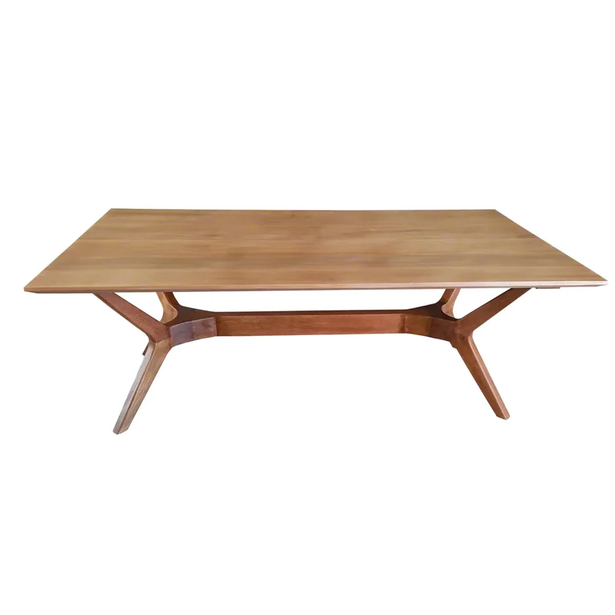 Mesa De Jantar Retangular De Madeira Maciça Demolição Praia do Forte - Marcenaria Bicho do Mato