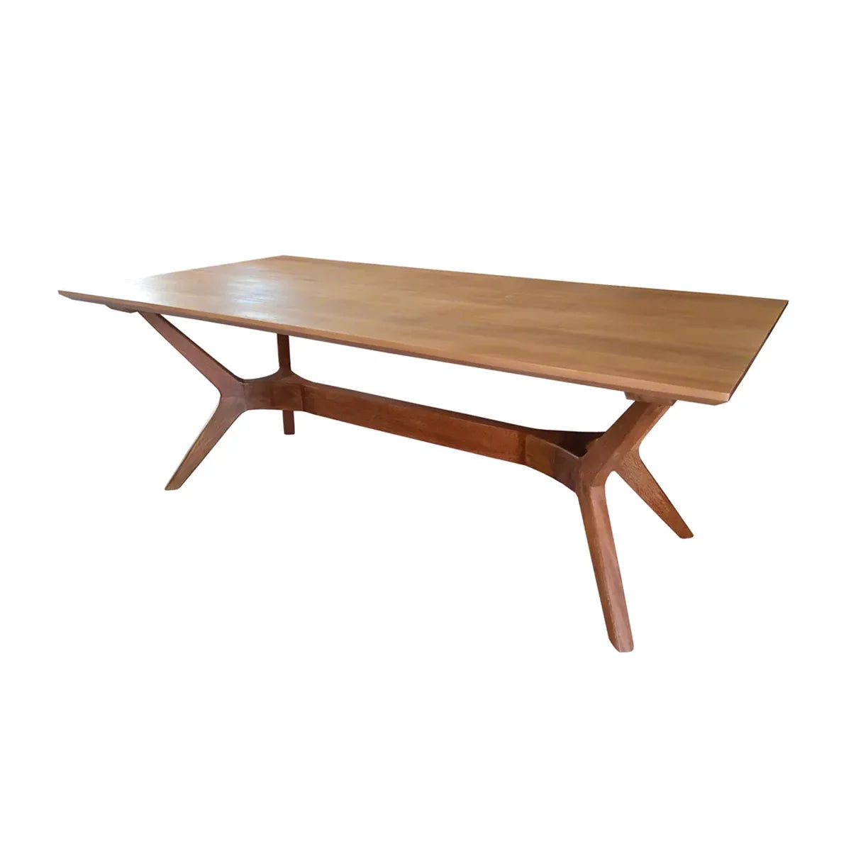 Mesa De Jantar Retangular De Madeira Maciça Demolição Praia do Forte - Marcenaria Bicho do Mato