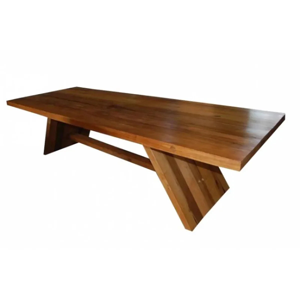 Mesa De Jantar Retangular De Madeira Maciça Demolição Santos