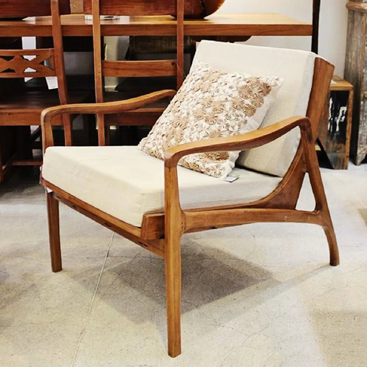 Poltrona De Madeira Maciça Demolição Morumbi Com Futons Inclusos