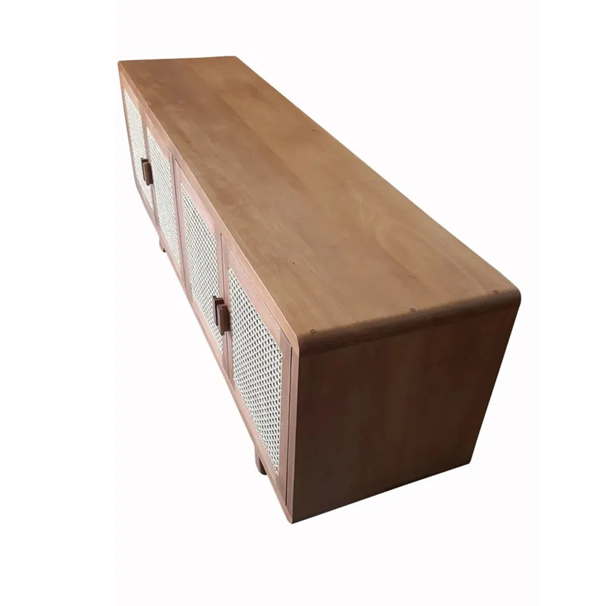 Rack De Demolição Modelo Alvorada Com Laterais Curvas E Com Palhinha Natural - Marcenaria Bicho do Mato