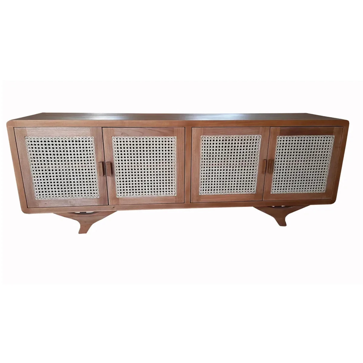 Rack De Demolição Modelo Alvorada Com Laterais Curvas E Com Palhinha Natural - Marcenaria Bicho do Mato