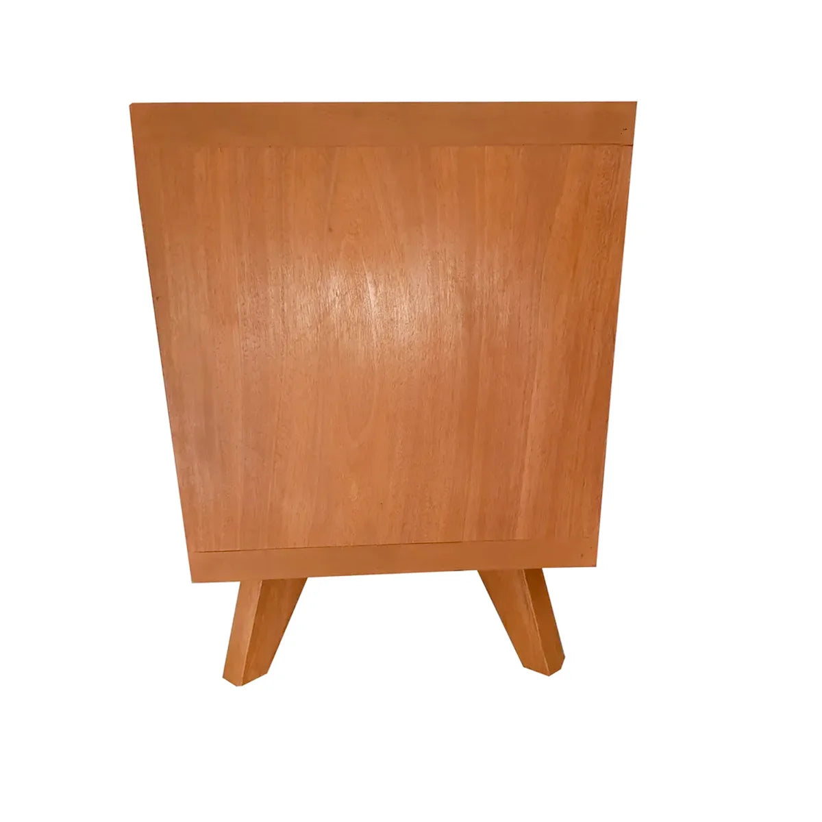 Rack De Madeira Maciça Demolição Olímpia Com duas Portas De Correr Em Palhinha Natural Indiana - Marcenaria Bicho do Mato