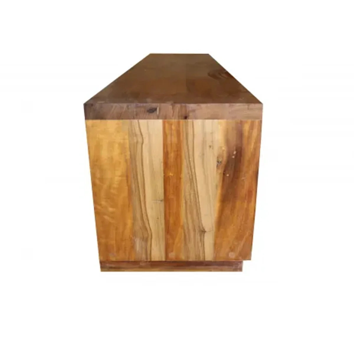 Rack De Madeira Maciça Demolição Ubá Com Duas Portas De Correr