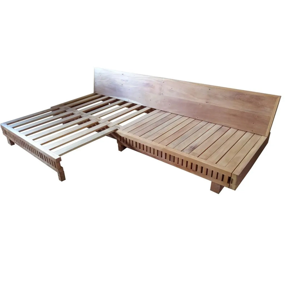 Sofá de Abrir De Madeira Maciça Demolição Praia